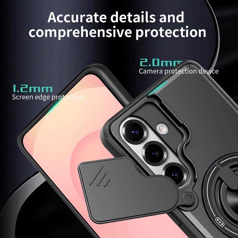 Mobiltelefon Tokok Samsung Galaxy S26 Mágneses Összecsukható Gyűrűtartó És Kameravédő