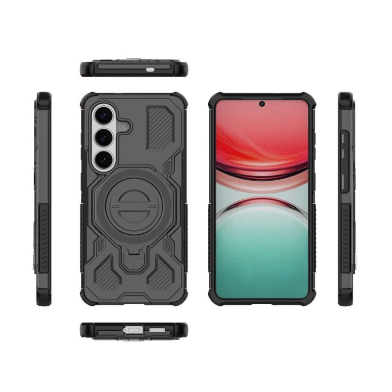 Mobiltelefon Tokok Samsung Galaxy S26 Robusztus Forgó Fém Állvánnyal