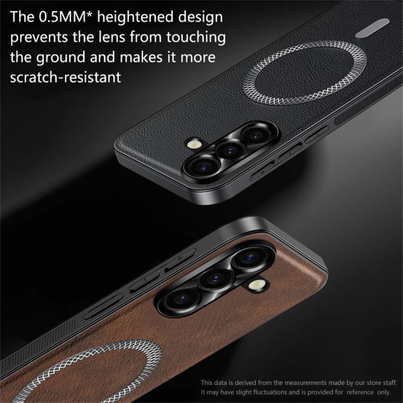 Samsung Galaxy S26 Bőrhatású Lencsekeret