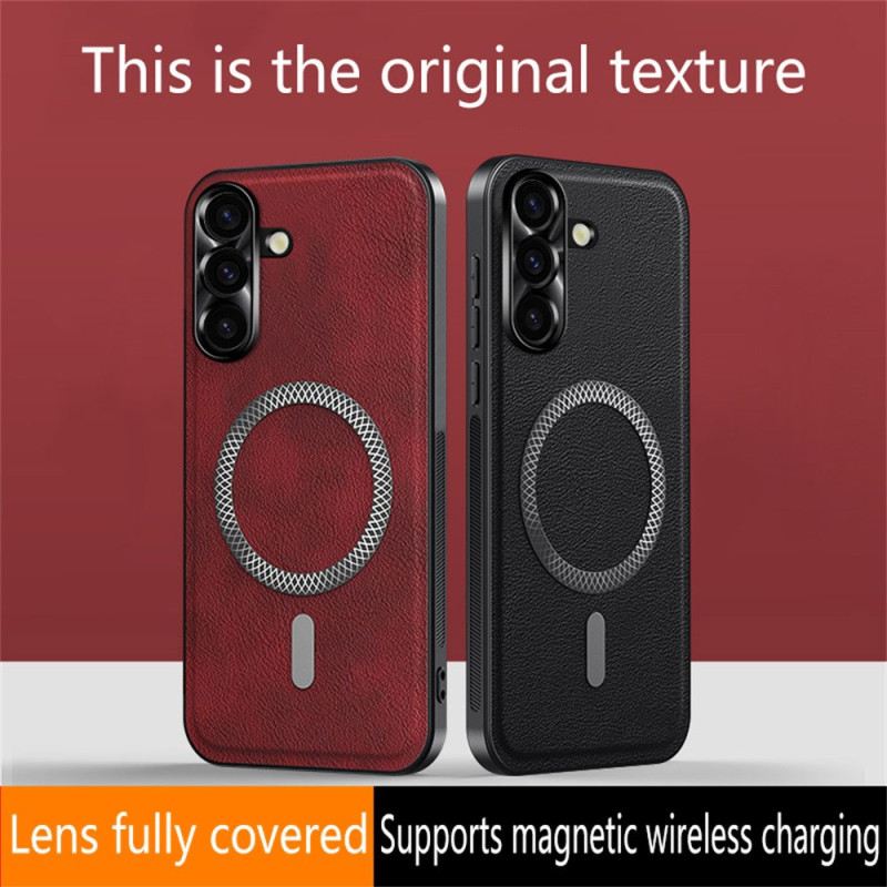 Samsung Galaxy S26 Bőrhatású Lencsekeret