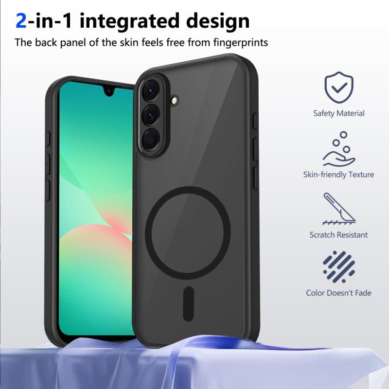 Tok Samsung Galaxy S26 Áttetsző Mágneses Leesésgátló Tok