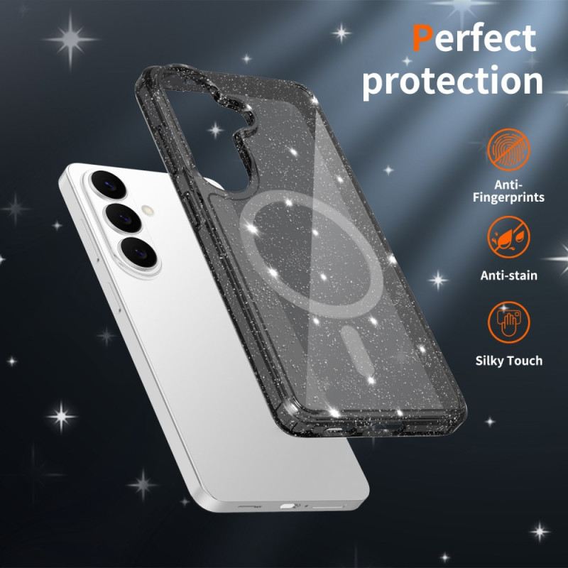 Tok Samsung Galaxy S26 Csillámos Mágneses Pénztárca