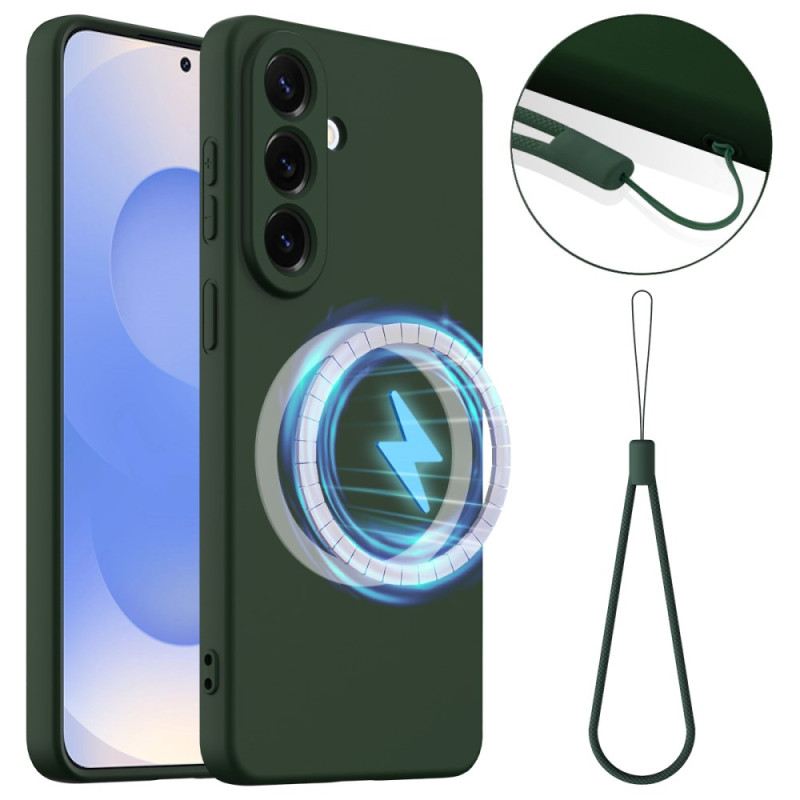 Tok Samsung Galaxy S26 Folyékony Szilikon Mágneses Pénztárca