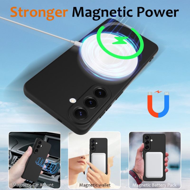 Tok Samsung Galaxy S26 Folyékony Szilikon Mágneses Pénztárca