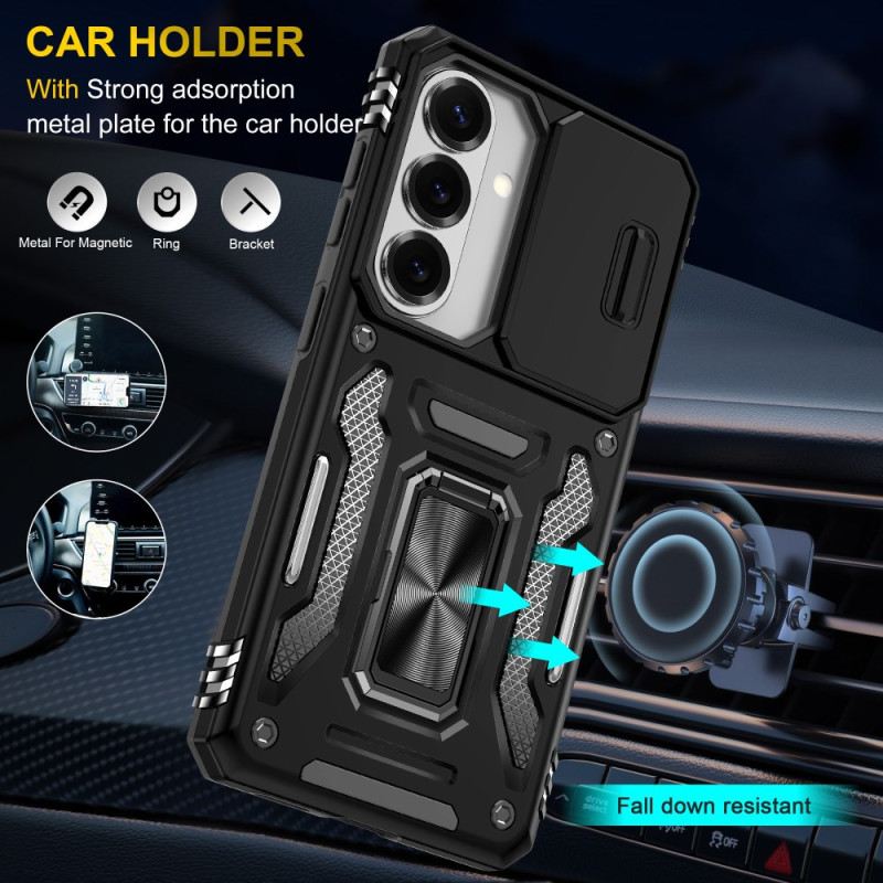 Tok Samsung Galaxy S26 Kihajtható Állvány És Csúszó Kamerafedél