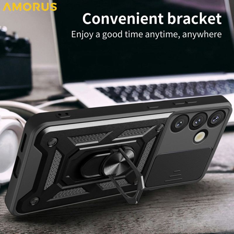 Tok Samsung Galaxy S26 Kihajtható Állvány És Csúszó Kamerafedél