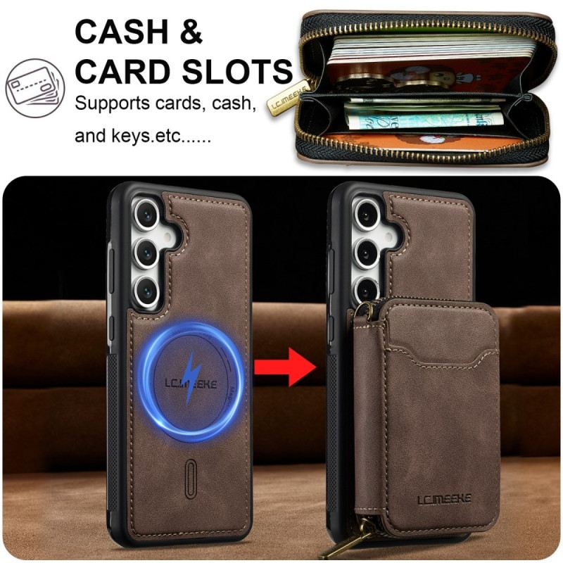 Tok Samsung Galaxy S26 Levehető Mágneses Pénztárca Lc.imeeke