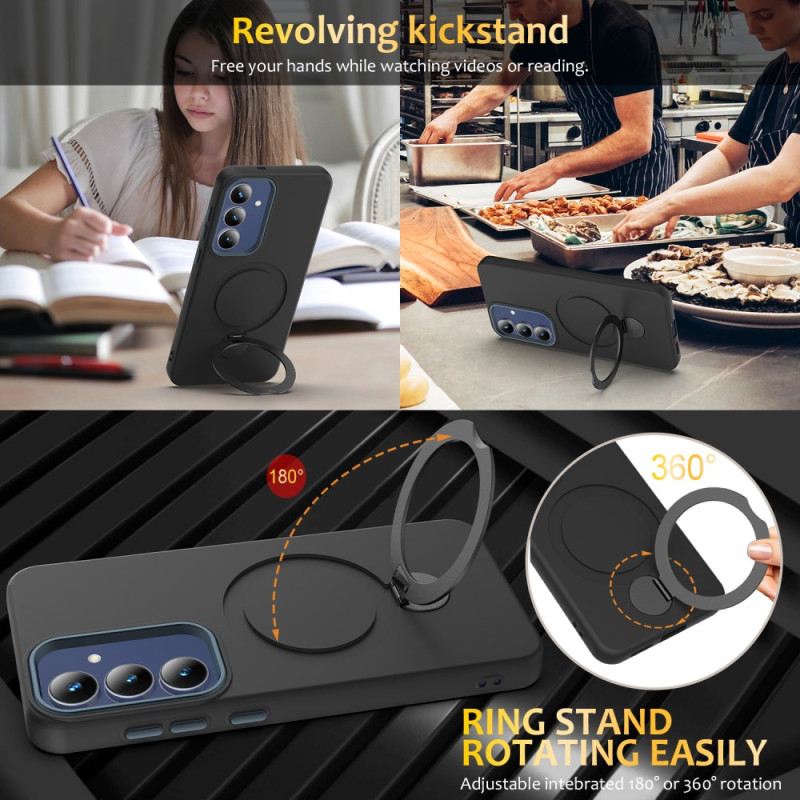 Tok Samsung Galaxy S26 Mágneses Forgó Gyűrűs Állvánnyal