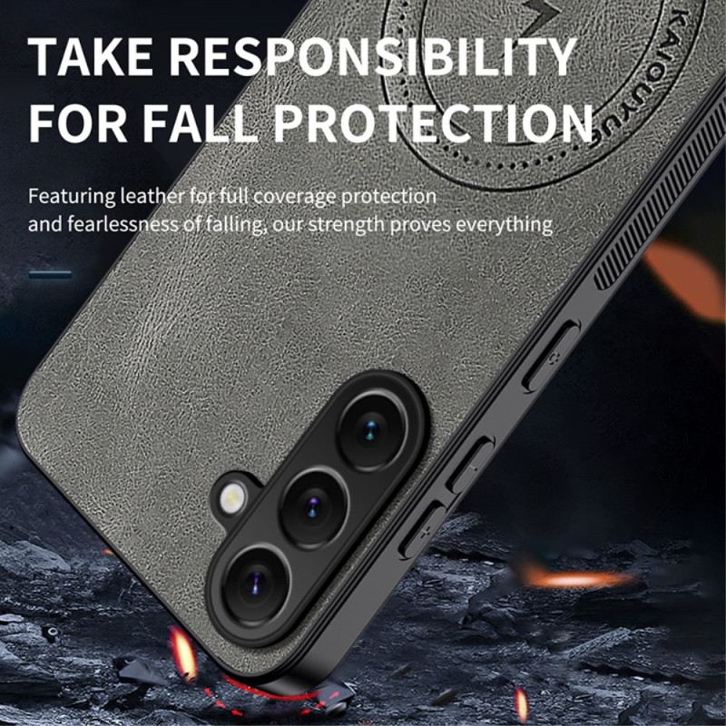 Tok Samsung Galaxy S26 Mágneses Nappa Textúra