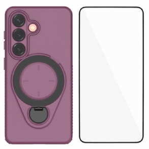 Tok Samsung Galaxy S26 Robusztus Edzett Üveg Képernyővédővel