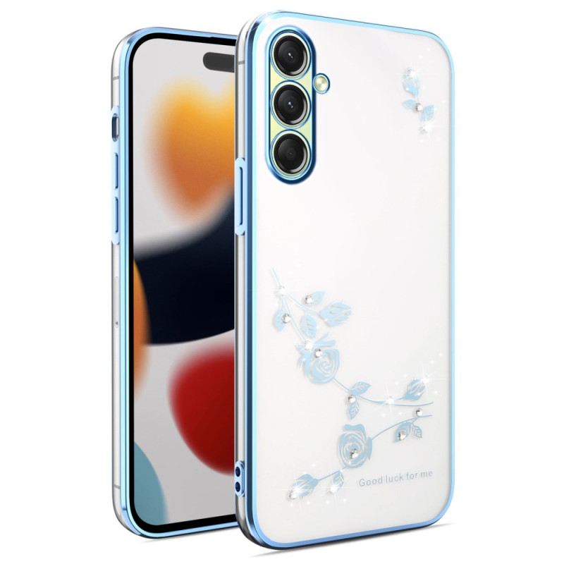 Tok Samsung Galaxy S26 Strasszok És Virágok Kadem