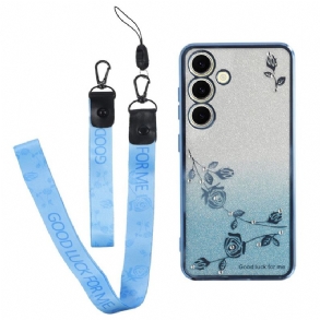 Tok Samsung Galaxy S26 Virágok És Strasszok Kadem Pánttal