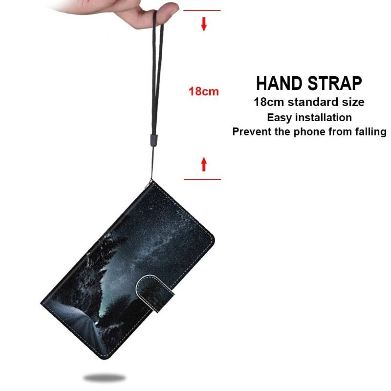 Kinyitható Tokok Xiaomi 12 / 12X szíjjal Strappy Sky