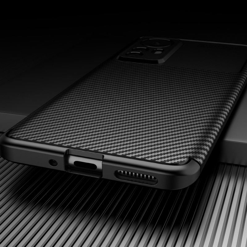 Telefontok Xiaomi 12 / 12X Rugalmas Szénszálas Textúra