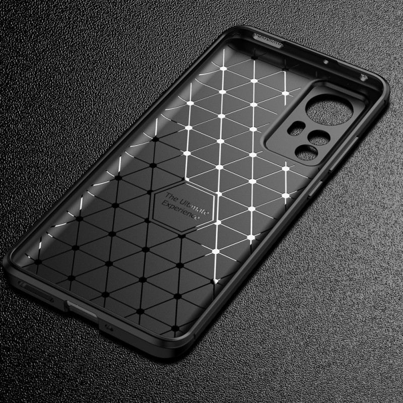 Telefontok Xiaomi 12 / 12X Rugalmas Szénszálas Textúra