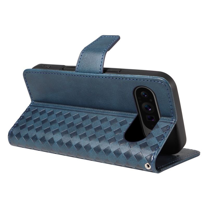 Bőrtok Google Pixel 10 / 10 Pro Gyémánt Szegély