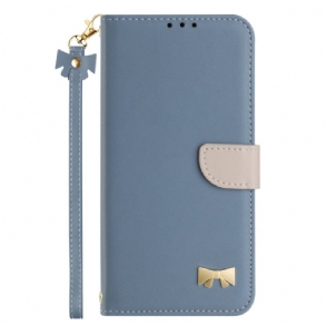 Bőrtok Google Pixel 10 / 10 Pro Kétszínű Nyakpánttal