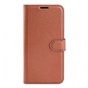 Bőrtok Google Pixel 10 / 10 Pro Klasszikus Licsi Műbőr