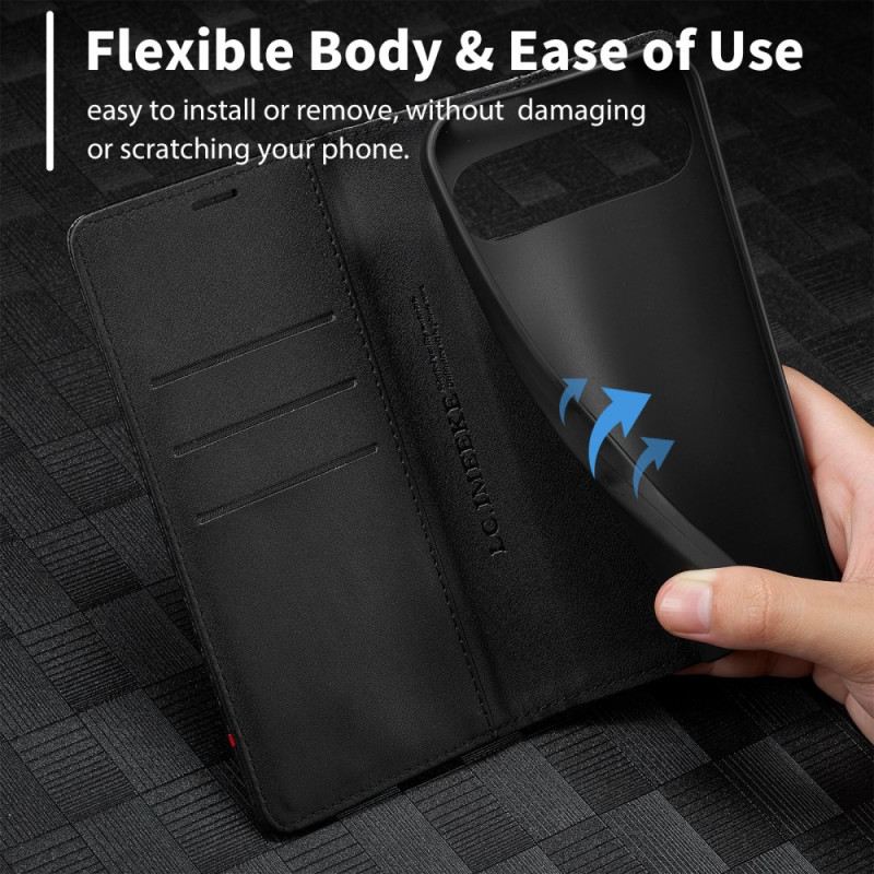 Bőrtok Google Pixel 10 / 10 Pro Lc.imeeke Karbon