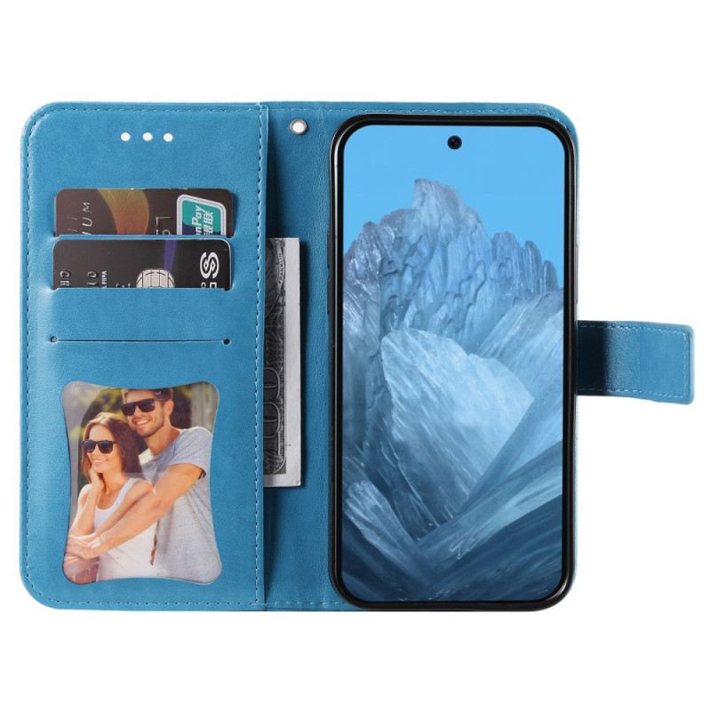 Bőrtok Google Pixel 10 / 10 Pro Mandala Utánzat Pánttal