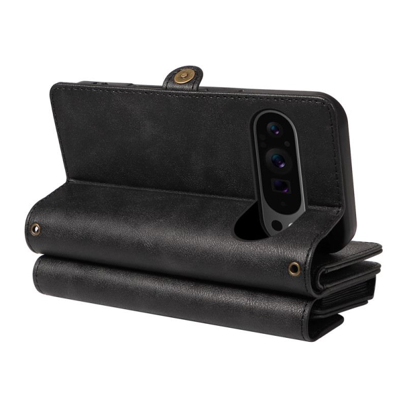 Bőrtok Google Pixel 10 / 10 Pro Vállpántos Pénztárca