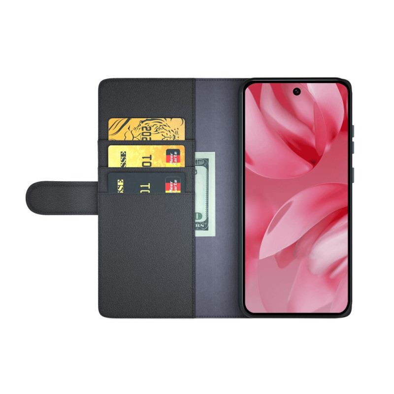 Bőrtok Google Pixel 10 / 10 Pro Valódi Bőr