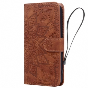 Bőrtok Google Pixel 10 / 10 Pro Virágminta