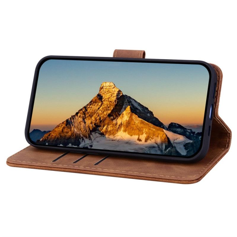 Bőrtok Google Pixel 10 / 10 Pro Virágminta