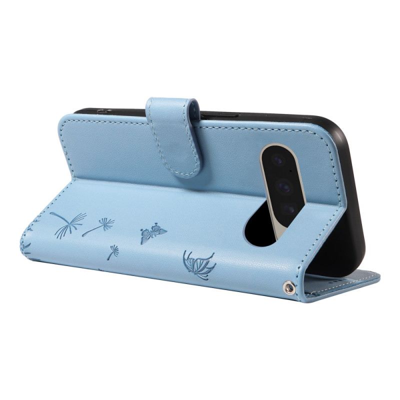 Kinyitható Bőrtok Google Pixel 10 / 10 Pro Pitypang Szíj