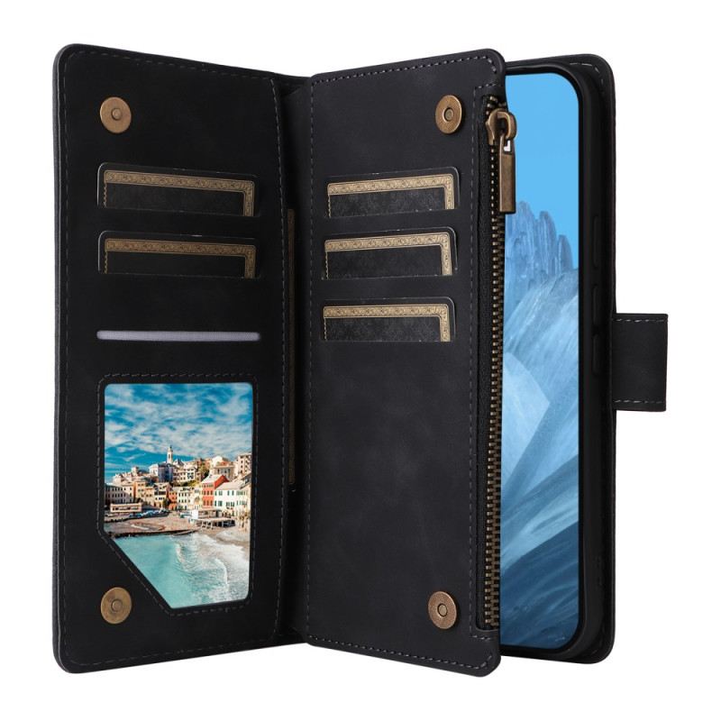 Kinyitható Tokok Google Pixel 10 / 10 Pro Cipzáras Tokos Pénztárca