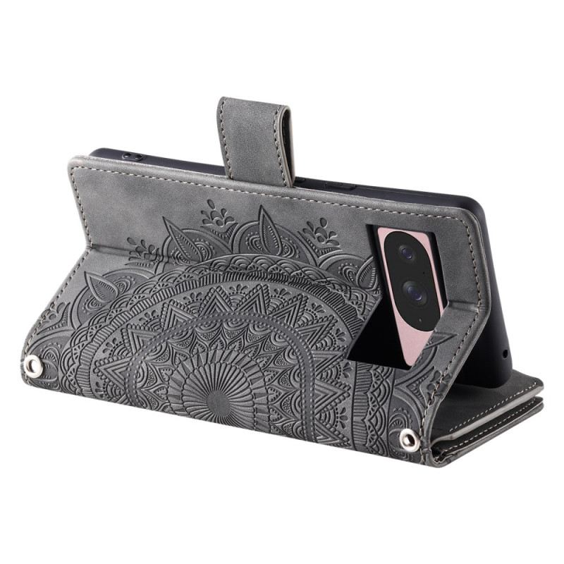 Kinyitható Tokok Google Pixel 10 / 10 Pro Mandala Velúr Hatású Pénztárca