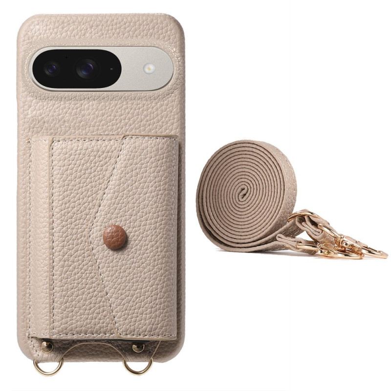 Mobiltelefon Tokok Google Pixel 10 / 10 Pro 9 Tükrös Kártyatartó És Vállpánt