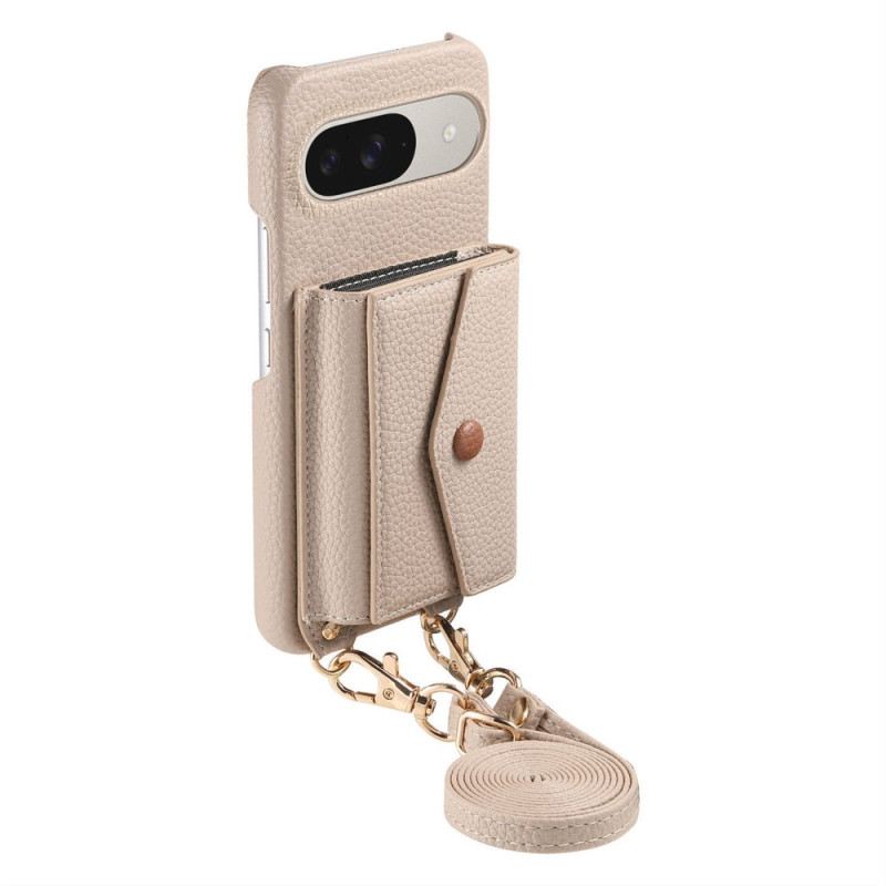 Mobiltelefon Tokok Google Pixel 10 / 10 Pro 9 Tükrös Kártyatartó És Vállpánt