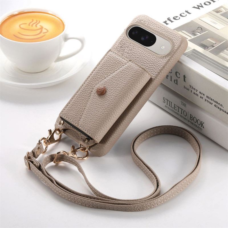 Mobiltelefon Tokok Google Pixel 10 / 10 Pro 9 Tükrös Kártyatartó És Vállpánt