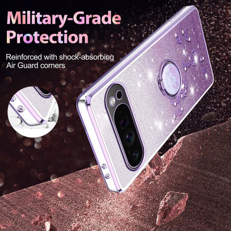 Mobiltelefon Tokok Google Pixel 10 / 10 Pro Kadem Strassz És Gyűrűtartó