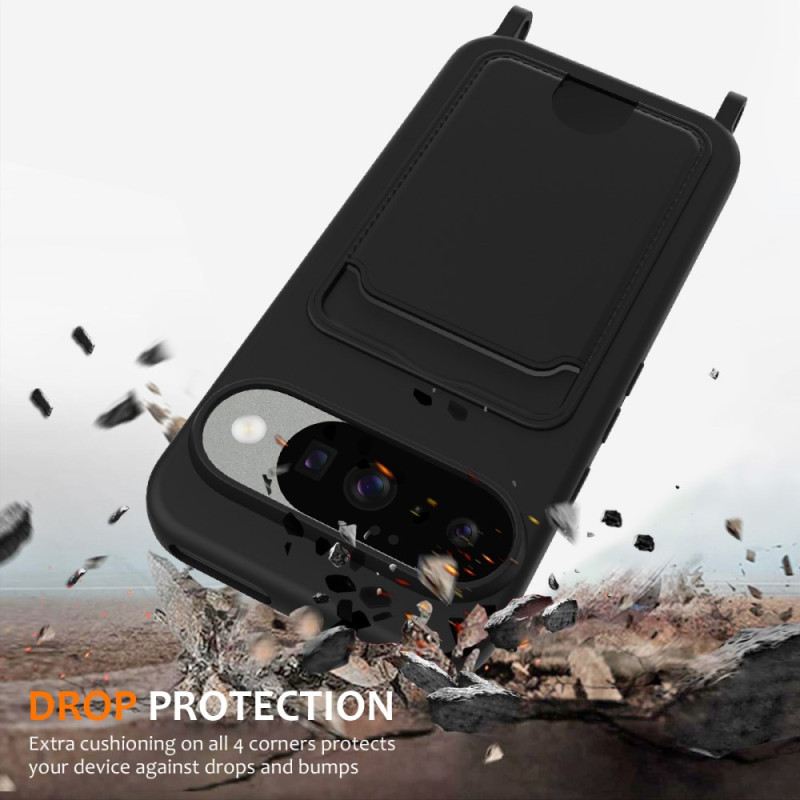 Mobiltelefon Tokok Google Pixel 10 / 10 Pro Szilikon Kártyatartó