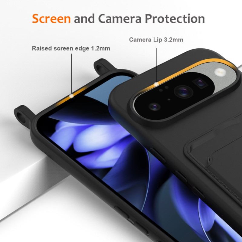 Mobiltelefon Tokok Google Pixel 10 / 10 Pro Szilikon Kártyatartó