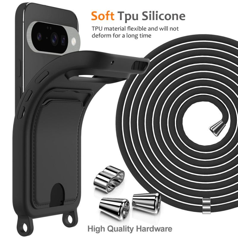 Mobiltelefon Tokok Google Pixel 10 / 10 Pro Szilikon Kártyatartó