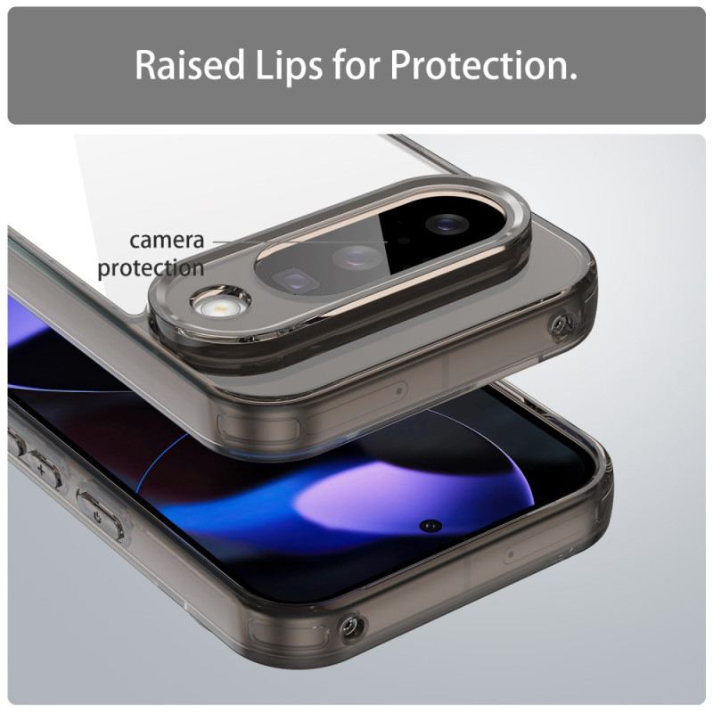 Tok Google Pixel 10 / 10 Pro Átlátszó Fém Peremmel