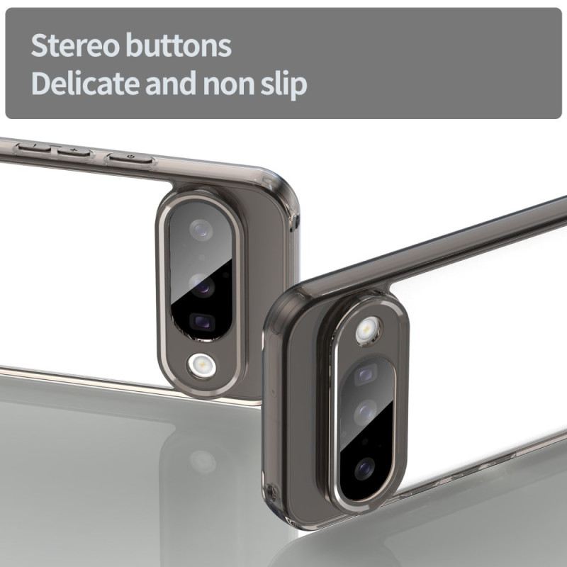 Tok Google Pixel 10 / 10 Pro Átlátszó Fém Peremmel