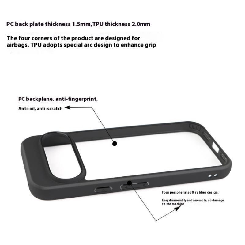 Tok Google Pixel 10 / 10 Pro Átlátszó Kialakítás Szilikon Szegéllyel