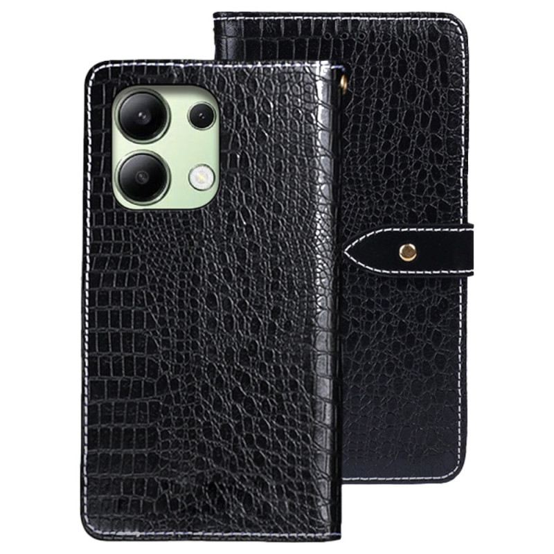 Bőrtok Xiaomi Redmi Note 13 4g Idewei Krokodil Textúra