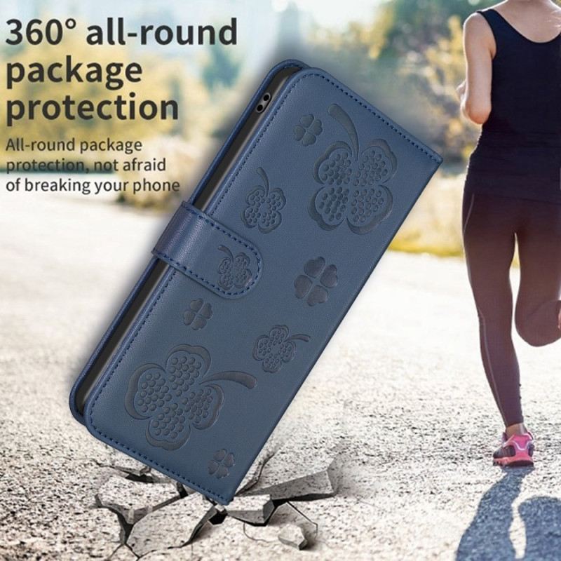 Bőrtok Xiaomi Redmi Note 13 4g Lóhere