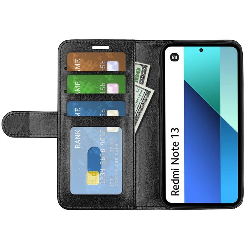 Bőrtok Xiaomi Redmi Note 13 4g Vintage Textúra