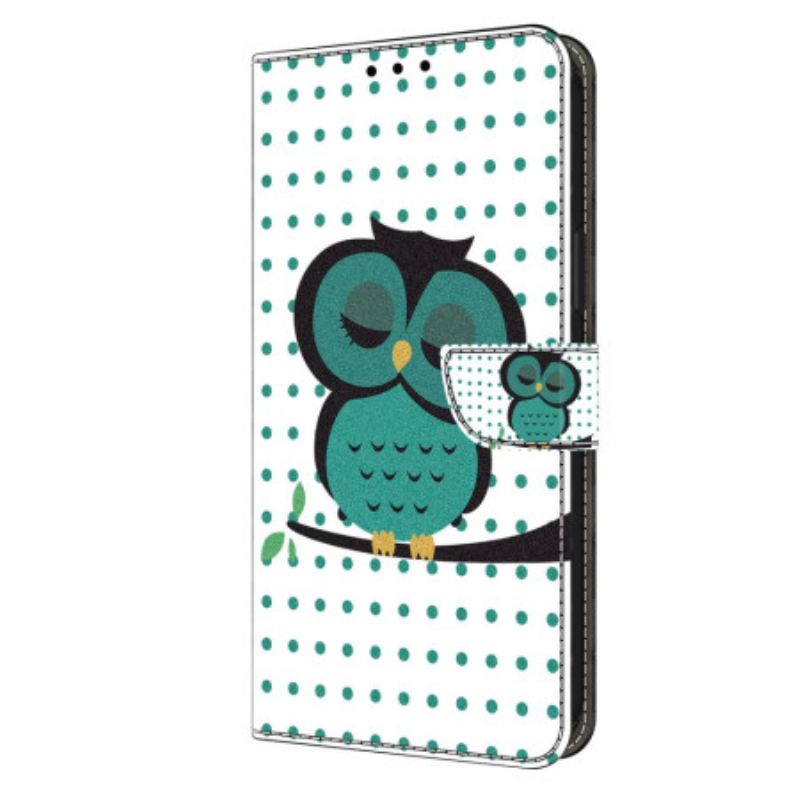 Fliptok Xiaomi Redmi Note 13 4g Alvó Bagoly