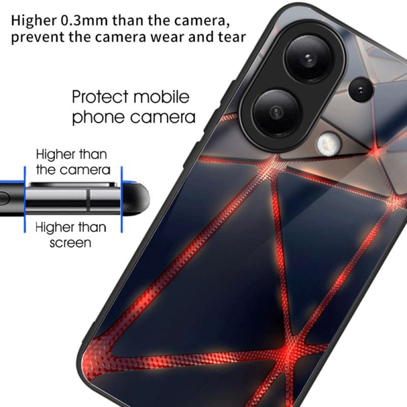 Tok Xiaomi Redmi Note 13 4g Edzett Üveg Vörös Háromszögek