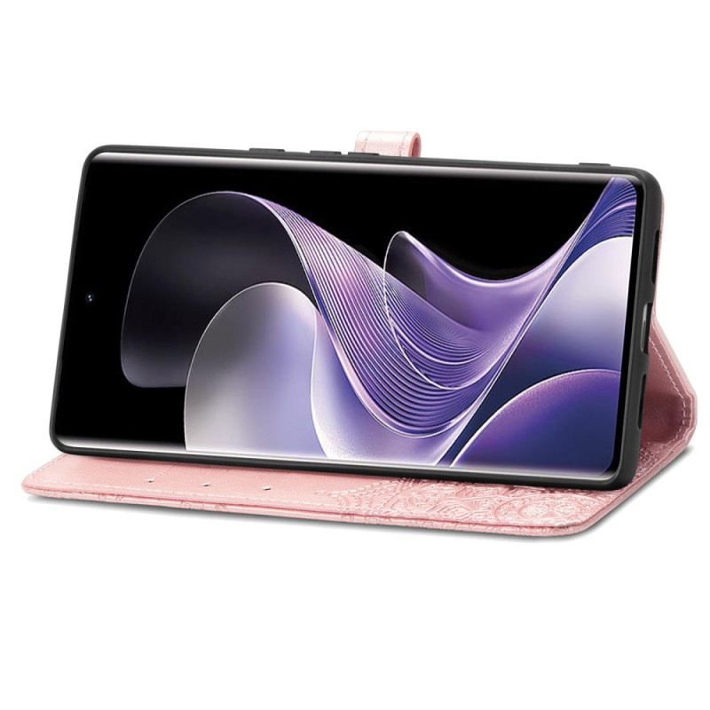 Bőrtok Xiaomi Redmi Note 14 Pro 5g Barokk Mandala