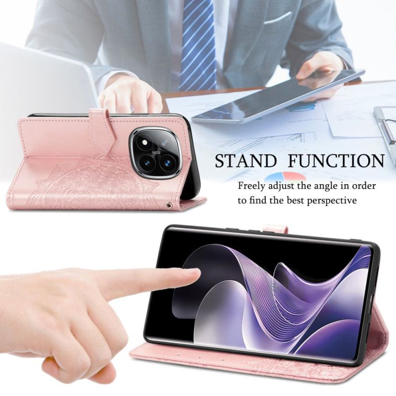 Bőrtok Xiaomi Redmi Note 14 Pro 5g Barokk Mandala