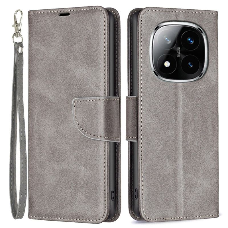 Bőrtok Xiaomi Redmi Note 14 Pro 5g Ferde Szíjzár