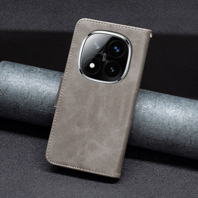 Bőrtok Xiaomi Redmi Note 14 Pro 5g Ferde Szíjzár